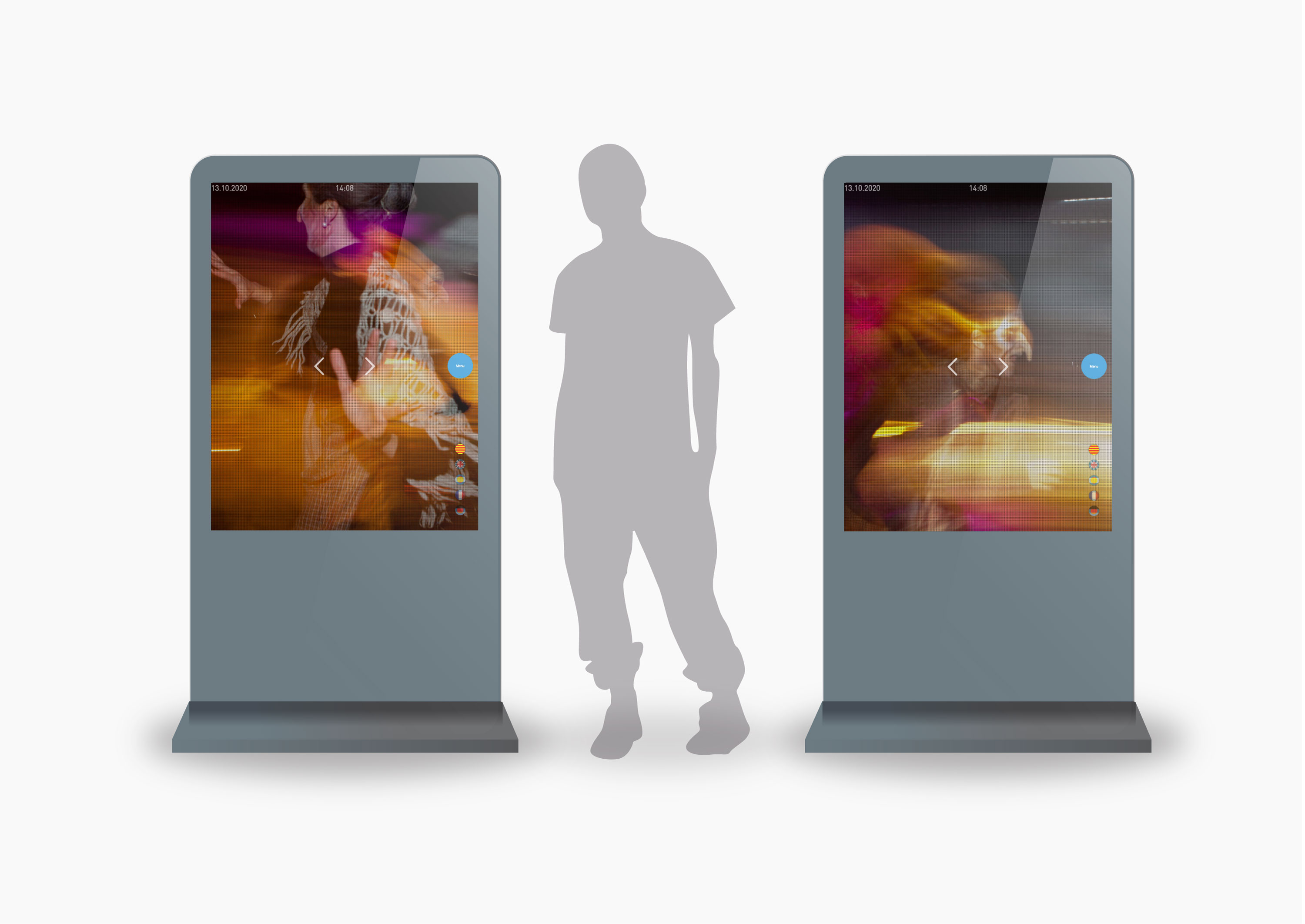 Viladrau interactive tourism information touch screen